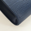 LOUIS VUITTON Epi Pochette Accessoires Pouch Blue M52945 LV Auth 189654V-17