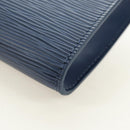 LOUIS VUITTON Epi Pochette Accessoires Pouch Blue M52945 LV Auth 189654V-18