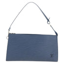 LOUIS VUITTON Epi Pochette Accessoires Pouch Blue M52945 LV Auth 189654V-13
