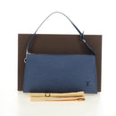 LOUIS VUITTON Epi Pochette Accessoires Pouch Blue M52945 LV Auth 189654V-12