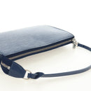 LOUIS VUITTON Epi Pochette Accessoires Pouch Blue M52945 LV Auth 189654V-6