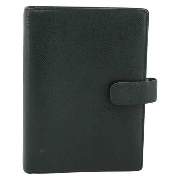 LOUIS VUITTON Taiga Agenda MM Day Planner Cover Epicea R20403 LV Auth 189655