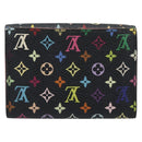 LOUIS VUITTON Multicolor Envelope Carte de Visite Case Black M66561 Auth 189659-2