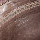 FENDI Zucca Canvas Shoulder Bag Brown Black Auth 189662-18