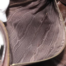 FENDI Zucca Canvas Shoulder Bag Brown Black Auth 189662-12