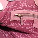 GUCCI GG Canvas Tote Bag Beige Gold 163288 Auth 189663-21