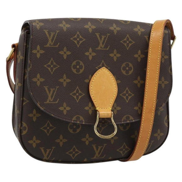 LOUIS VUITTON Monogram Saint Cloud GM Shoulder Bag M51242 LV Auth 189664V