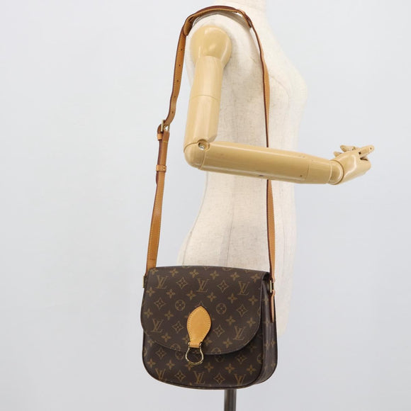 LOUIS VUITTON Monogram Saint Cloud GM Shoulder Bag M51242 LV Auth 189664V