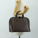 LOUIS VUITTON Epi Alma Hand Bag Mocha M5214D LV Auth 189669V-23