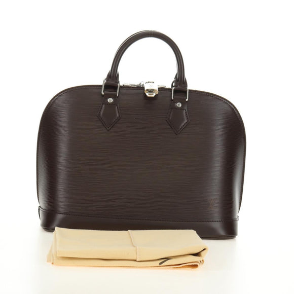 LOUIS VUITTON Epi Alma Hand Bag Mocha M5214D LV Auth 189669V