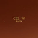 CELINE Shoulder Bag Rattan Ivory Gold Auth 189672M-17