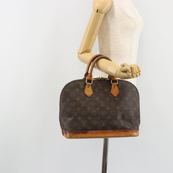 LOUIS VUITTON Monogram Alma Hand Bag M51130 LV Auth 189673