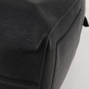LOUIS VUITTON Epi Keepall 60 Boston Bag Black M42942 LV Auth 189674-10