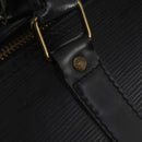 LOUIS VUITTON Epi Keepall 60 Boston Bag Black M42942 LV Auth 189674-14
