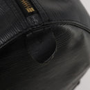 LOUIS VUITTON Epi Keepall 60 Boston Bag Black M42942 LV Auth 189674-15