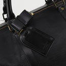 LOUIS VUITTON Epi Keepall 60 Boston Bag Black M42942 LV Auth 189674-16