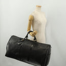 LOUIS VUITTON Epi Keepall 60 Boston Bag Black M42942 LV Auth 189674-22