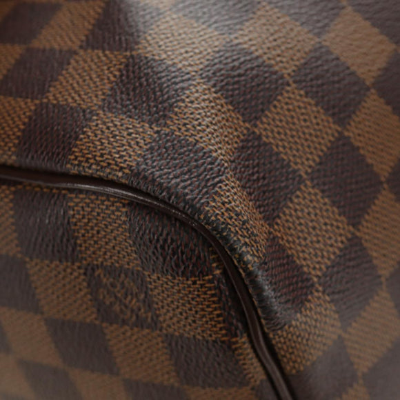 LOUIS VUITTON Damier Ebene Keepall 50 Boston Bag N41427 LV Auth 189675V