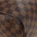 LOUIS VUITTON Damier Ebene Keepall 50 Boston Bag N41427 LV Auth 189675V-17