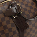 LOUIS VUITTON Damier Ebene Keepall 50 Boston Bag N41427 LV Auth 189675V-19