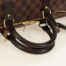 LOUIS VUITTON Damier Ebene Keepall 50 Boston Bag N41427 LV Auth 189675V-7