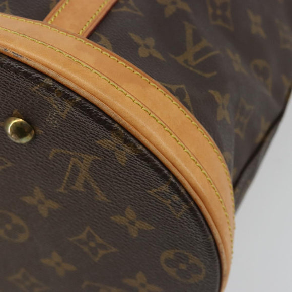 LOUIS VUITTON Monogram Bucket GM Shoulder Bag M42236 LV Auth 189676