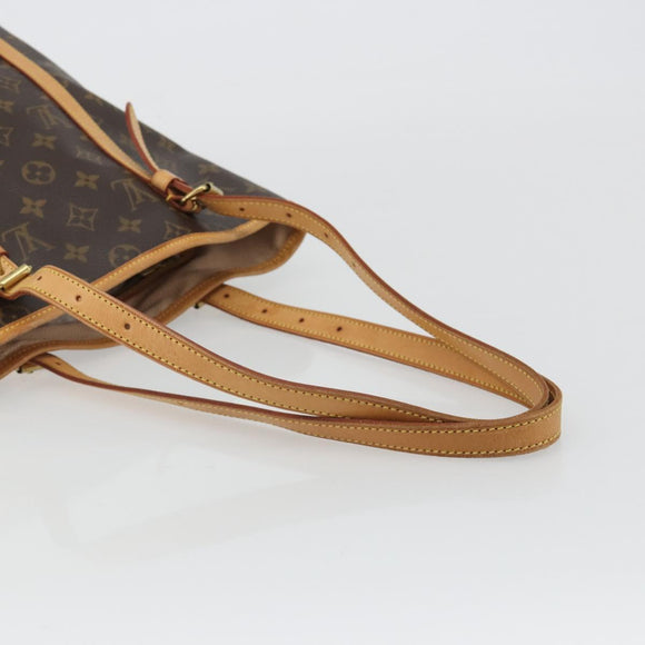 LOUIS VUITTON Monogram Bucket GM Shoulder Bag M42236 LV Auth 189676