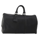 LOUIS VUITTON Epi Keepall 45 Boston Bag Black M42972 LV Auth 189677-1