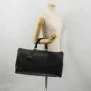 LOUIS VUITTON Epi Keepall 45 Boston Bag Black M42972 LV Auth 189677-22