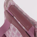 CHANEL New Travel Line Backpack Canvas 2way Pink Silver CC Auth 189678A-8
