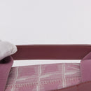 CHANEL New Travel Line Backpack Canvas 2way Pink Silver CC Auth 189678A-9