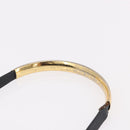 PRADA Tote Bag Nylon Black Gold Auth 189679-9