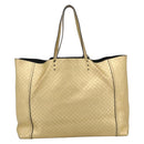 BOTTEGA VENETA INTRECCIATO Tote Bag Leather Gold Auth 189680A-2