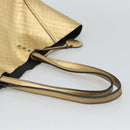 BOTTEGA VENETA INTRECCIATO Tote Bag Leather Gold Auth 189680A-7