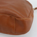 GUCCI Bamboo Shoulder Bag Leather 2way Brown Gold 001 2404 1577 Auth 189682-9