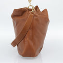 GUCCI Bamboo Shoulder Bag Leather 2way Brown Gold 001 2404 1577 Auth 189682-4