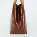 LOUIS VUITTON Monogram Vernis Reade PM Hand Bag Bronze M91146 LV Auth 189683-3
