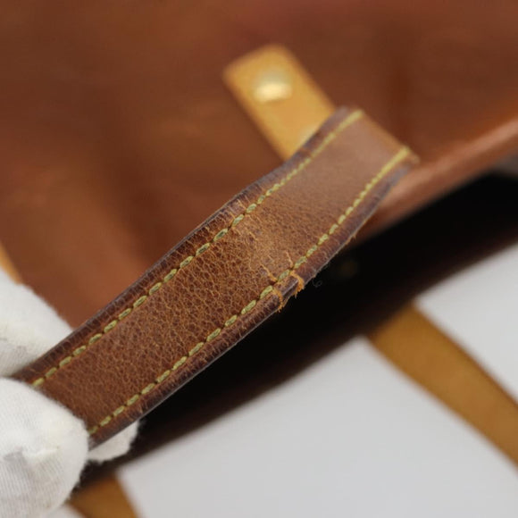 LOUIS VUITTON Monogram Vernis Reade PM Hand Bag Bronze M91146 LV Auth 189683