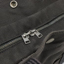 HERMES Her Line MM Hand Bag Canvas Gray Silver Auth 189685-17