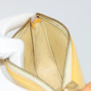 LOUIS VUITTON Monogram Vernis Lexington Pouch Lime Yellow M91058 LV Auth 189688-20