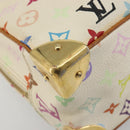 LOUIS VUITTON Monogram Multicolor Trouville Hand Bag White M92663 LV Auth 189689-14