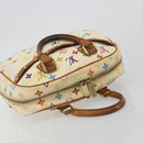 LOUIS VUITTON Monogram Multicolor Trouville Hand Bag White M92663 LV Auth 189689-6
