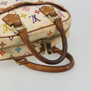 LOUIS VUITTON Monogram Multicolor Trouville Hand Bag White M92663 LV Auth 189689-7