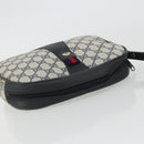 GUCCI GG Supreme Sherry Line Clutch Tas PVC Marine Goud 89 01 034 Auth 189696-5