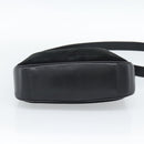 GUCCI Bamboo Shoulder Bag Suede 2way Black Gold 0013754 1638 Auth 189697-5