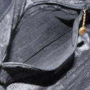 GUCCI Bamboo Shoulder Bag Suede 2way Black Gold 0013754 1638 Auth 189697-22