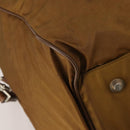 PRADA Boston Bag Nylon 2way Brown Silver Auth 189699-16