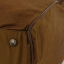 PRADA Boston Bag Nylon 2way Brown Silver Auth 189699-17