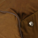 PRADA Boston Bag Nylon 2way Brown Silver Auth 189699-18