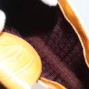 CARTIER Must Line Shoulder Bag Leather 5 Set Bordeaux Beige Auth 189700-11